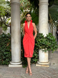 red dress