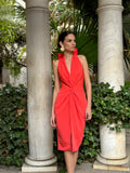 red dress