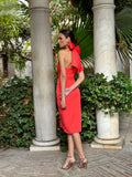 red dress