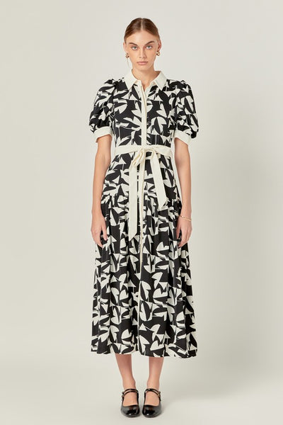 women's black dress