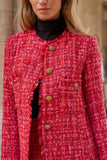pink jacket