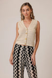 Seashell Knit Vest Top