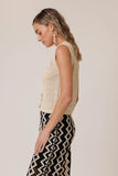 Seashell Knit Vest Top