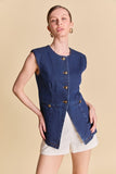 denim vest