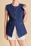 denim vest