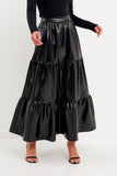 leather skirt