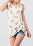 pineapple print top