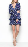 Polka Dot Navy Dress
