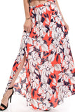 Floral Print Maxi Skirt