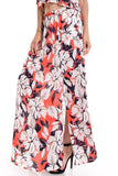 Floral Print Maxi Skirt