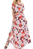 Floral Print Maxi Skirt