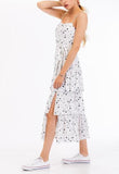 olivaceous Star print Maxi Dress