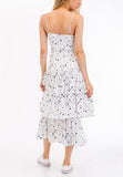 olivaceous Star print Maxi Dress