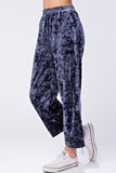 blue velvet pants