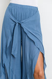 Front Tie Open Pants